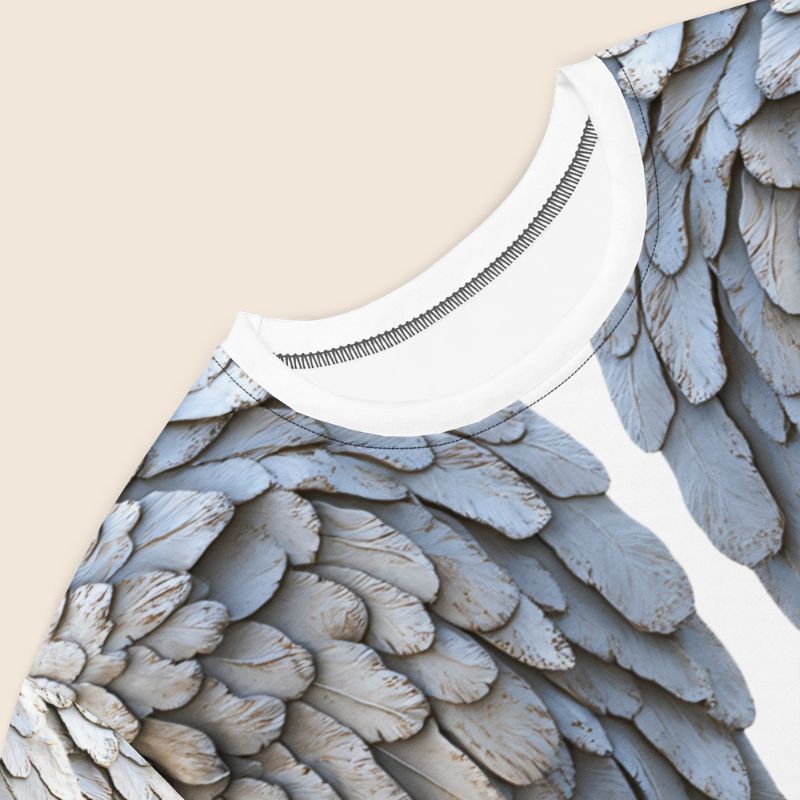 Oversized White T Shirt Dress | Graphic Wings