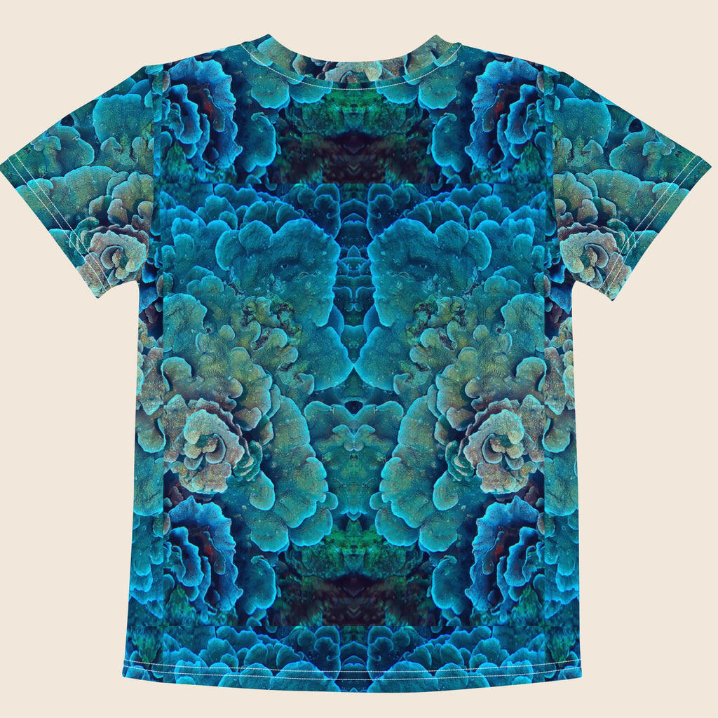 Coral Reef Print Kids Cotton T-Shirt | All-Over Print