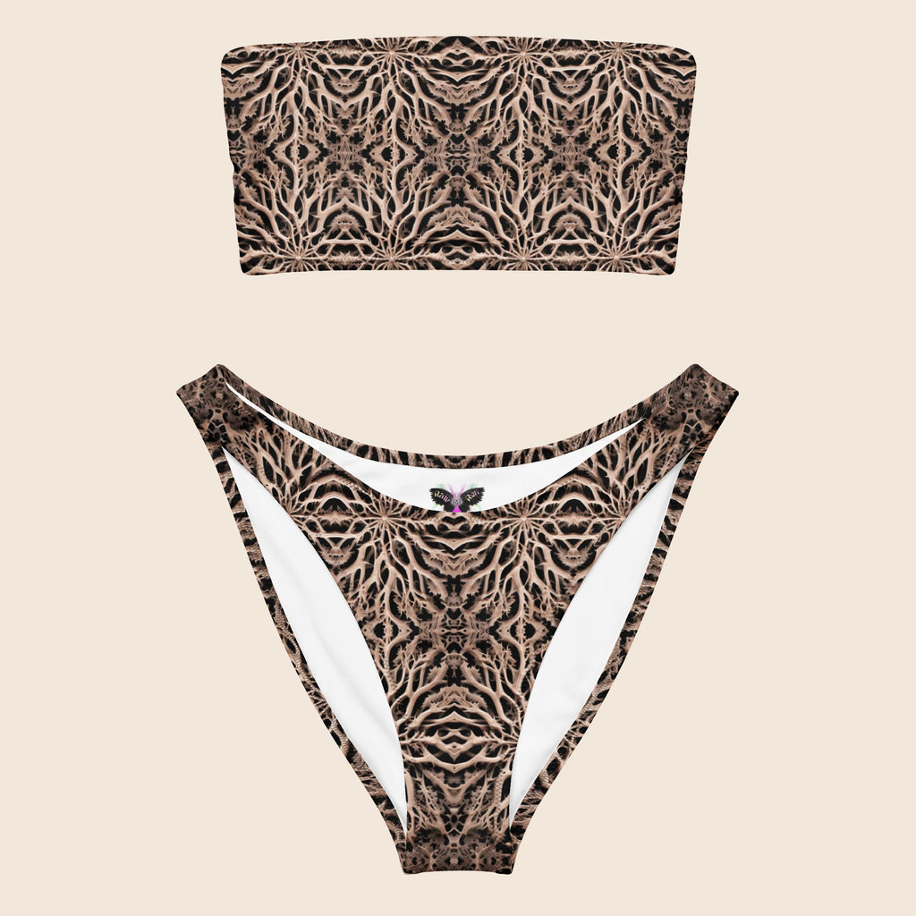 Bones Brownish Recycled Bandeau Bikini