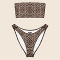 Bones Brownish Recycled Bandeau Bikini