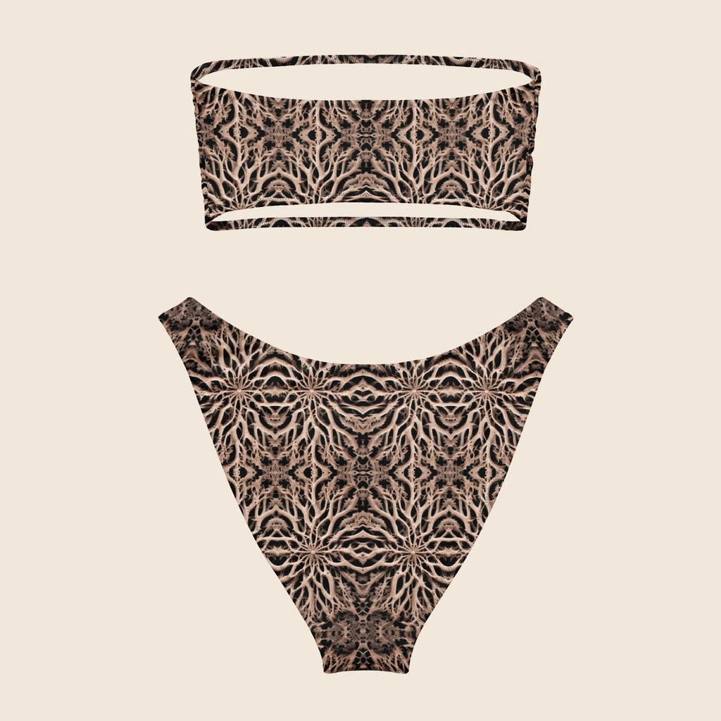 Bones Brownish Recycled Bandeau Bikini