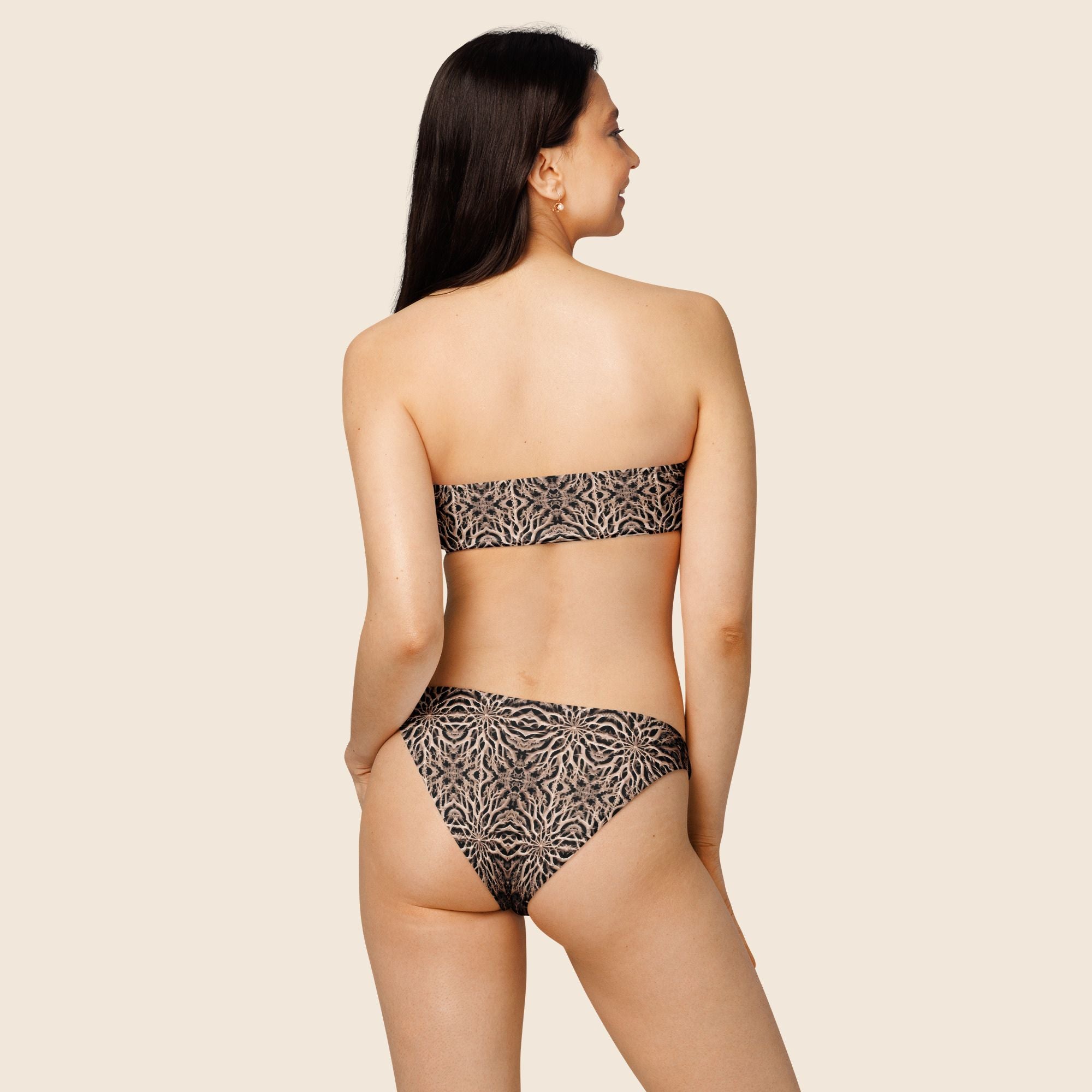 Bones Brownish Recycled Bandeau Bikini