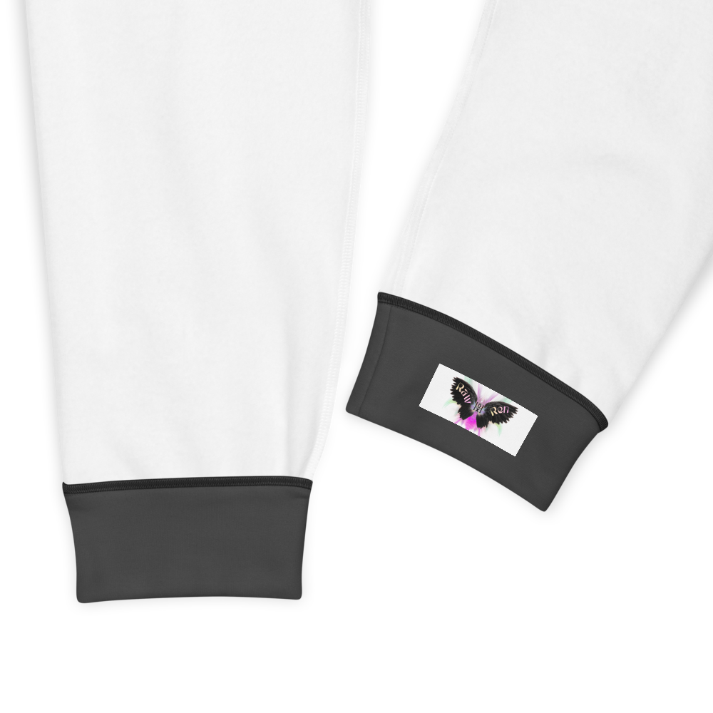 Black Wings Print Men's Joggers