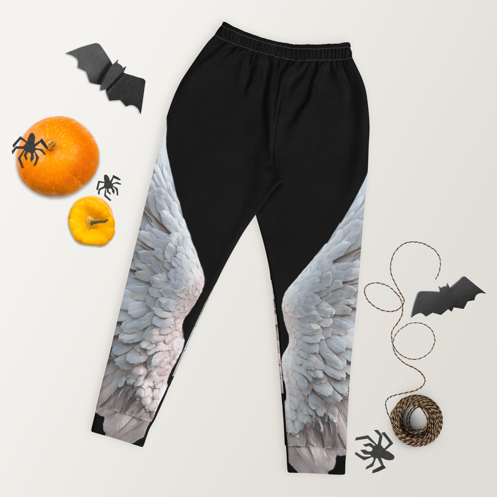 Massive Wings Print Women's Recycled Joggers — Festival Fashion