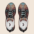 Women's Fractals Psychedelic Print Athletic Shoes