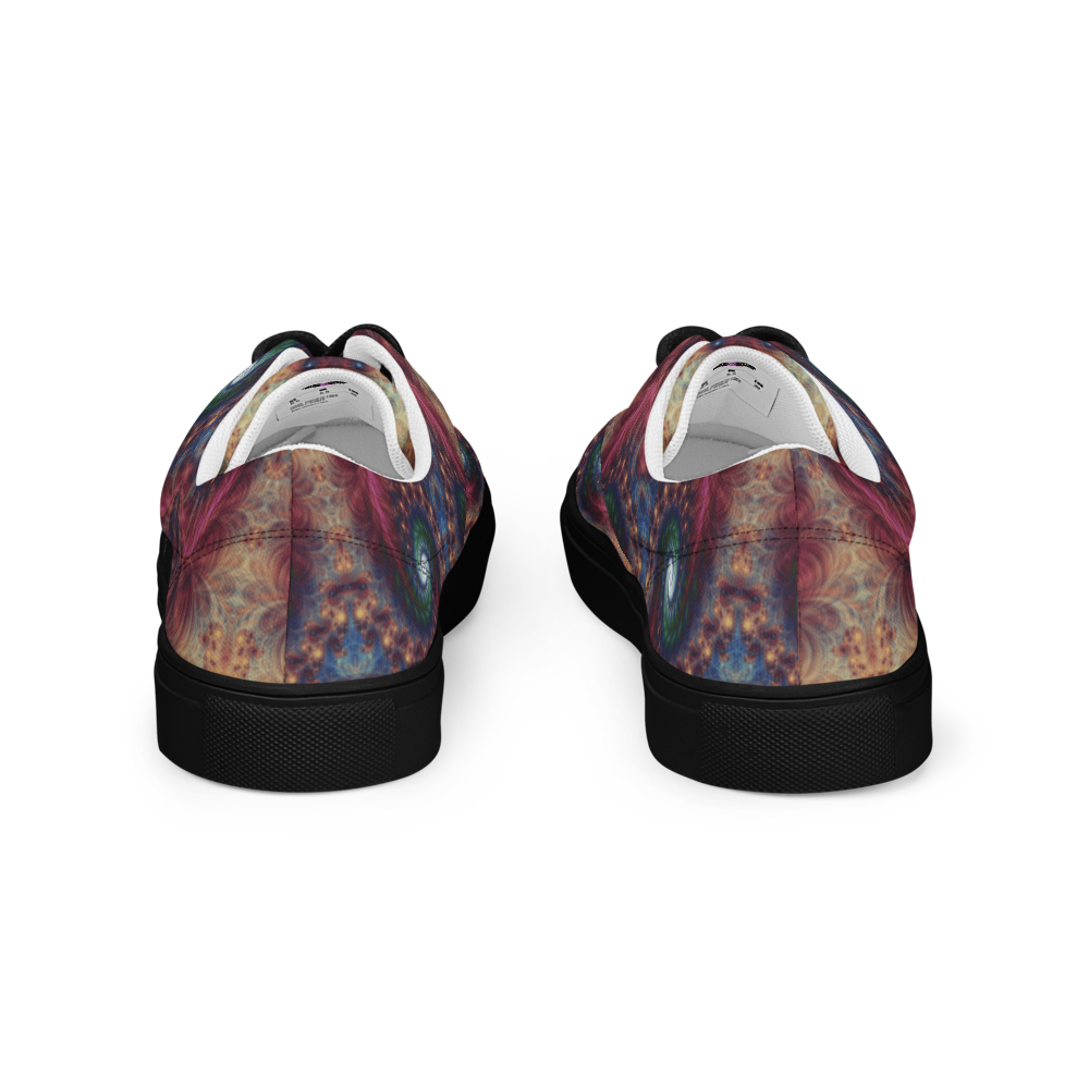 Women's Fractals Multicolor Festival Lace-Up Canvas Shoes