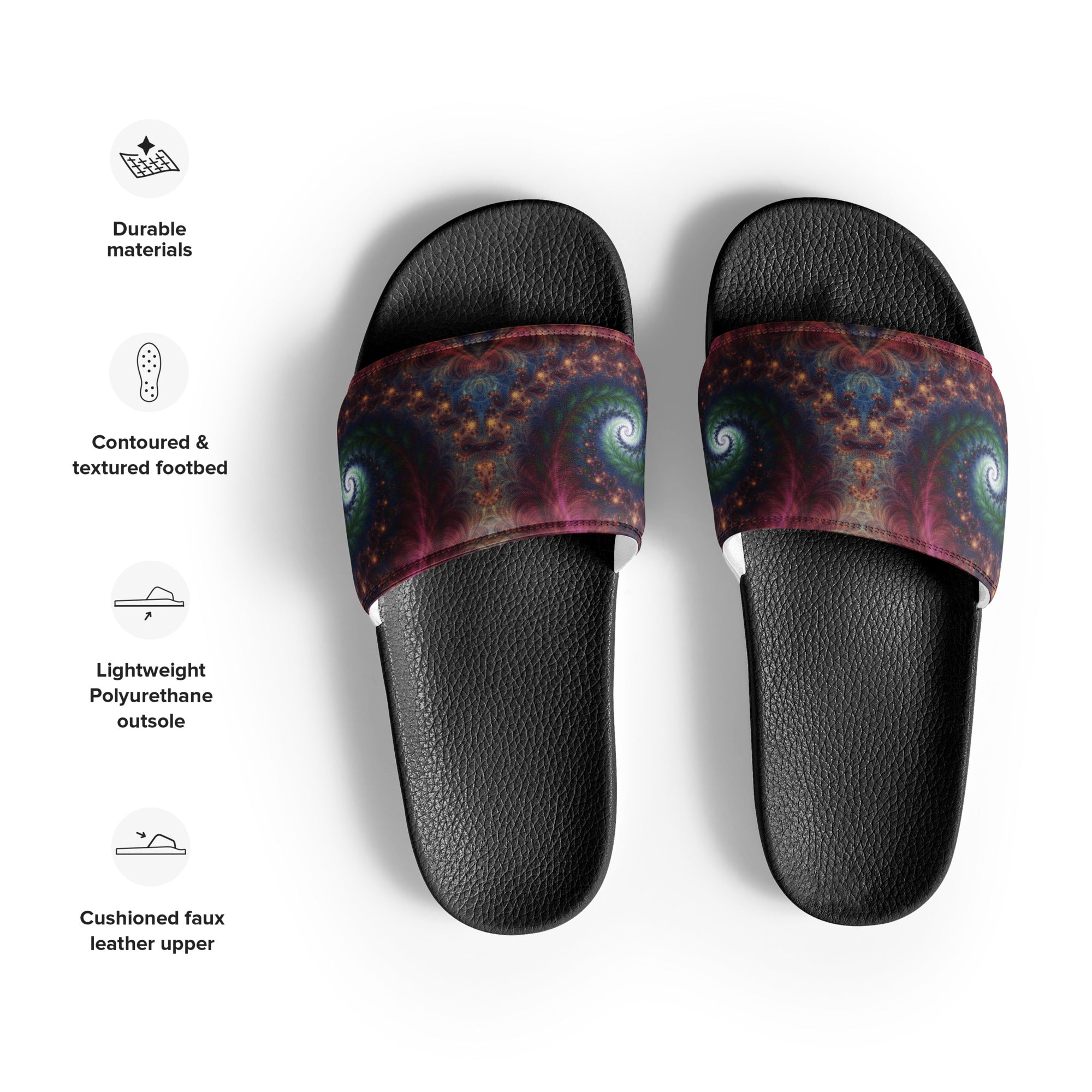 Psychedelic Fractels Women's slides